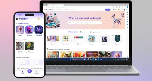 微软正式推出iOS与安卓版《Designer》应用，可利用AI功能进行图像编辑
