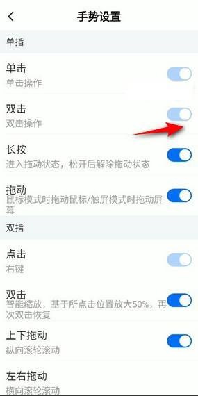 《ToDesk》手势怎么设置双击