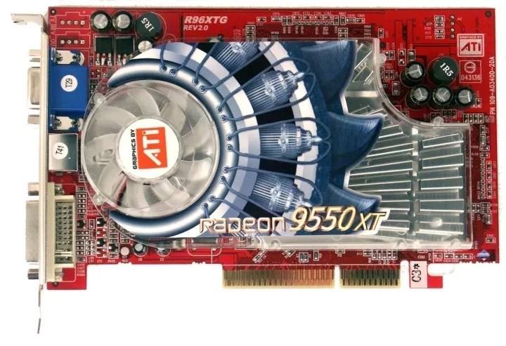 ATI最经典的显卡Radeon 9550于2003年问世