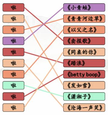 《汉字找茬王》一起啦歌通关攻略