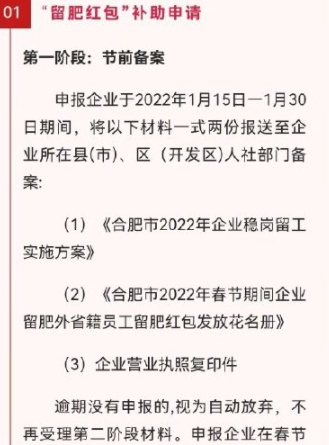 安徽合肥红包如何申请，合肥留肥红包申请流程