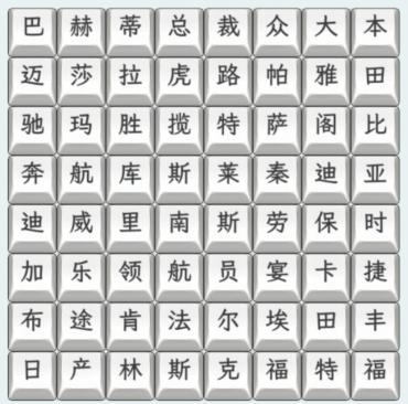 《文字找茬大师》汽车品牌4如何通关